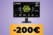 Il monitor MSI MAG 274QRF QHD a 180Hz è a metà prezzo con i saldi del Black Friday di Amazon