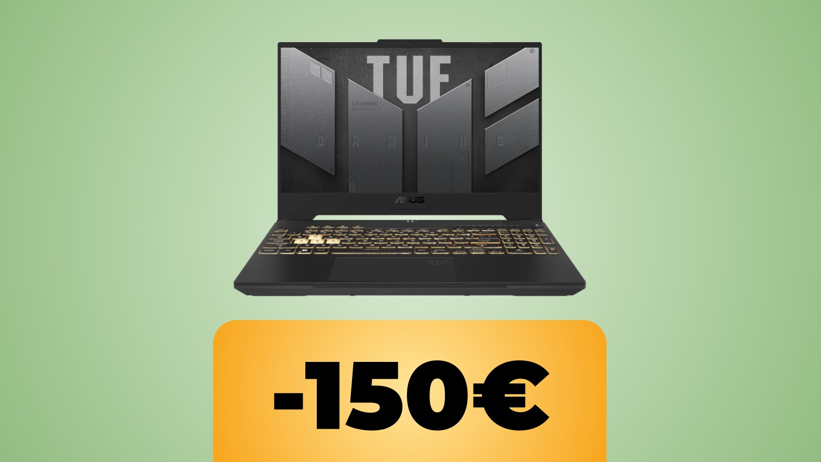 notebook ASUS TUF Gaming F15 con RTX 4050 e lo sconto di Amazon