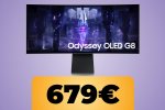 Il monitor Samsung Gaming Odyssey OLED G8 curvo è in offerta per il Black Friday di Amazon - Notizia