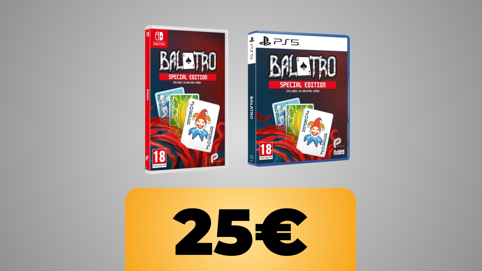 Le confezioni di Balatro Special Edition e il prezzo di Amazon