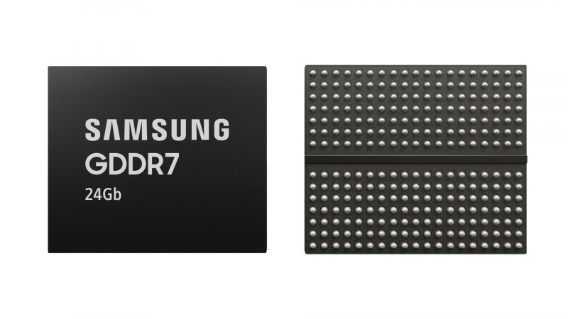 La memoria GDDR7 di Samsung.