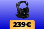 Logitech G Astro A50: Cuffia Gaming Wireless con Base di Ricarica in offerta su Amazon per il Black Friday - Notizia