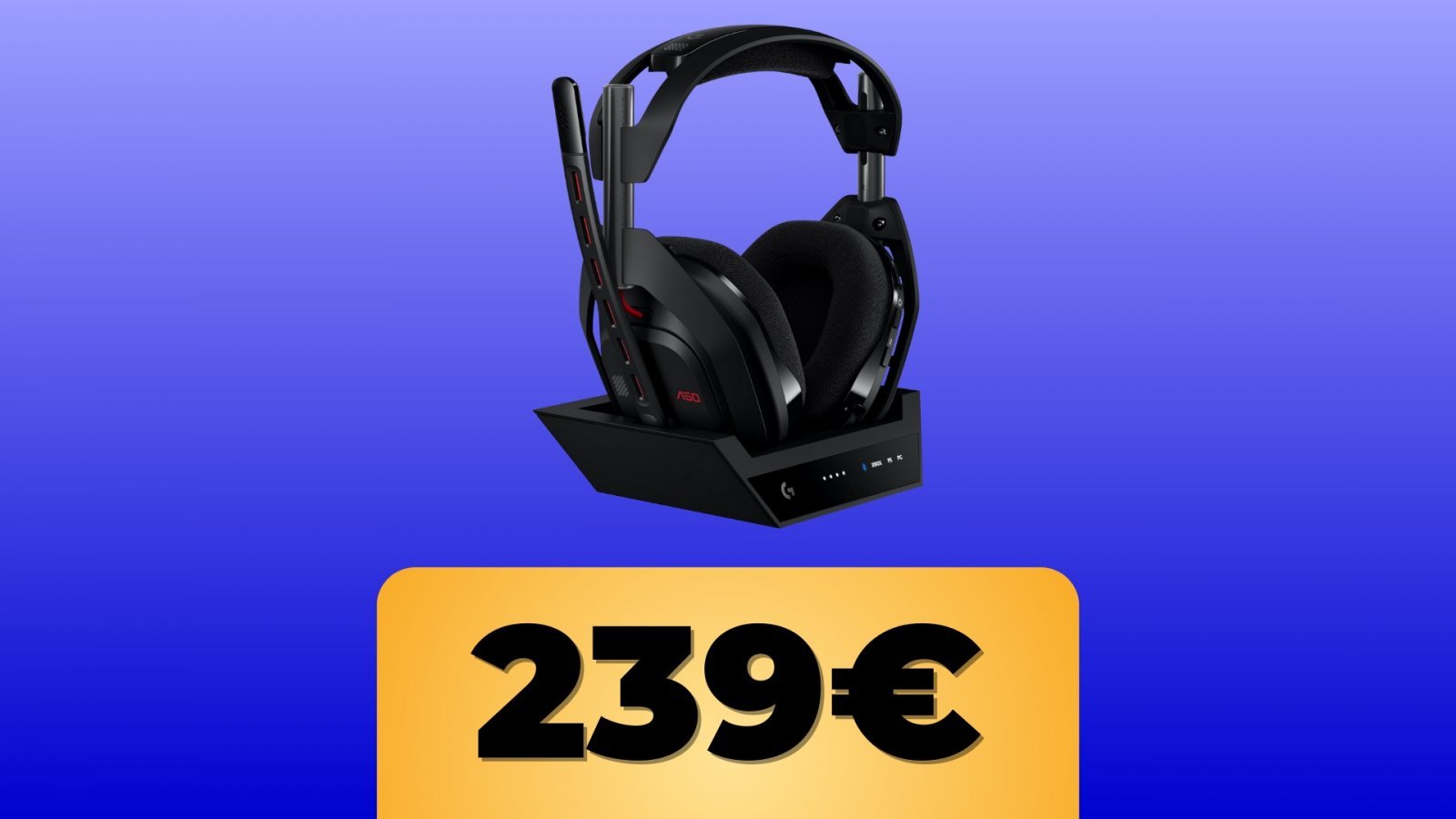 Le cuffie Logitech G Astro A50 e lo sconto Amazon