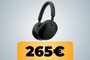 Le cuffie wireless Sony WH-1000XM5 sono scontate a un ottimo prezzo per il Black Friday di Amazon