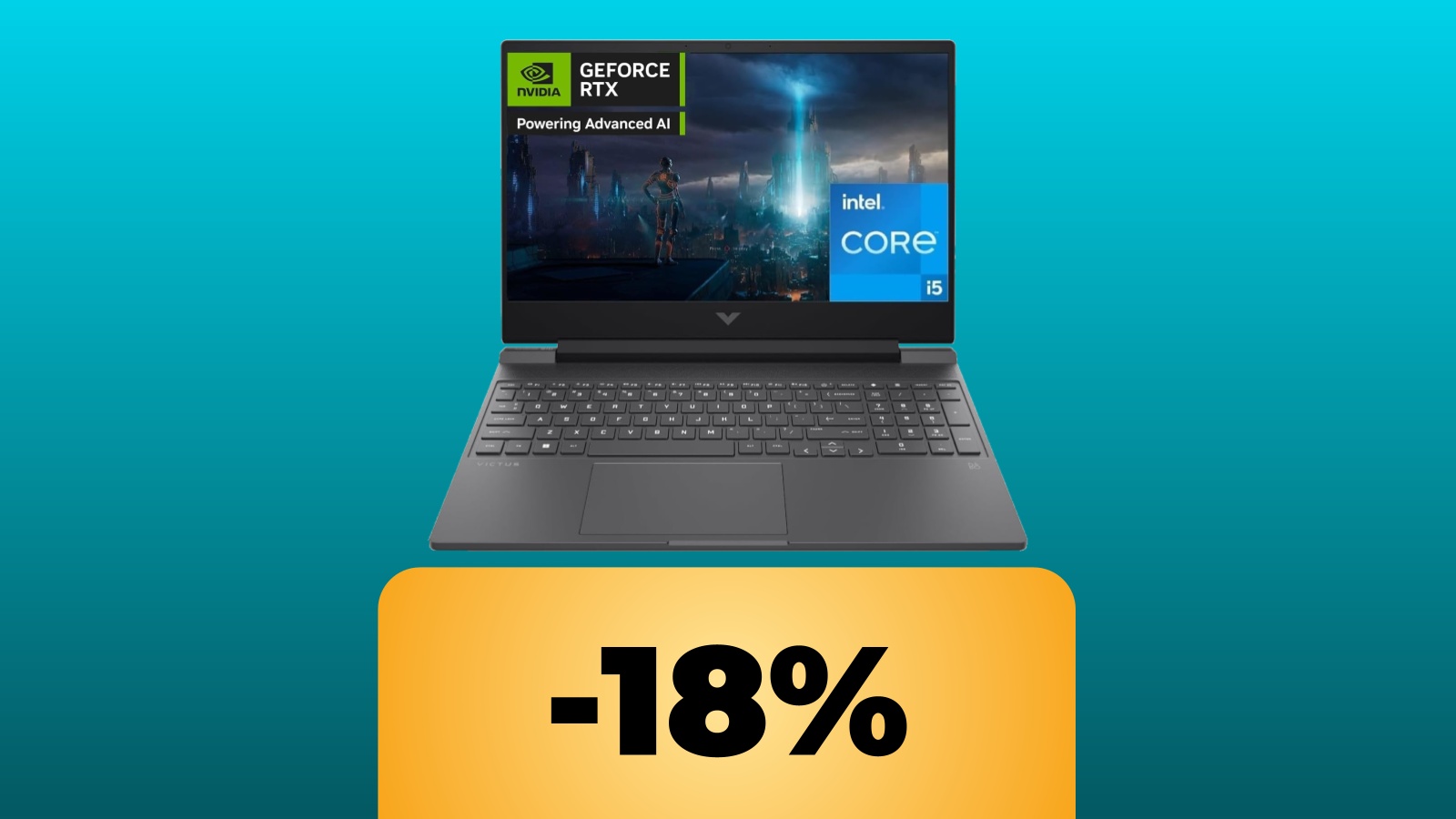 HP Victus 15-fa1007sl Notebook e lo sconto di Amazon