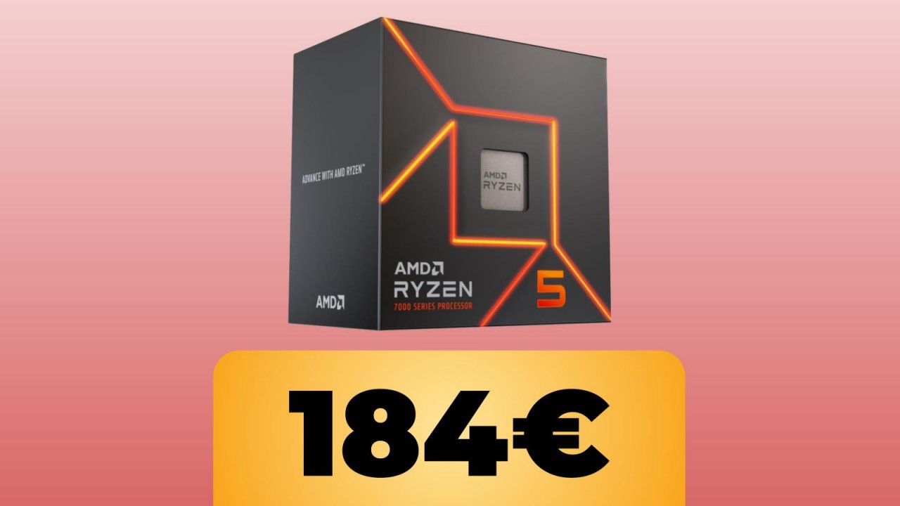 Il processore AMD Ryzen 5 7600 è in offerta per il Black Friday di Amazon