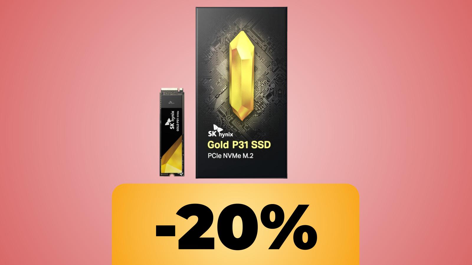 SSD SK Hynix Gold P31 da 1TB e 2TB