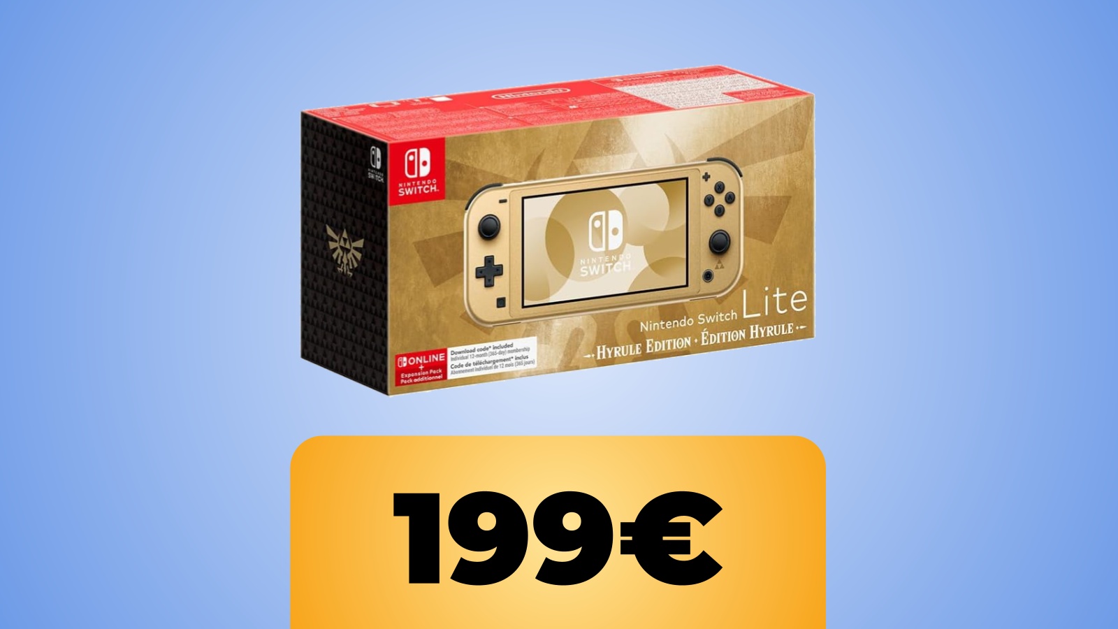 Nintendo Switch Lite Hyrule edition e il prezzo di Amazon