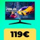 ASUS VY249HGE, il monitor da gaming è in forte sconto per il Black Friday di Amazon