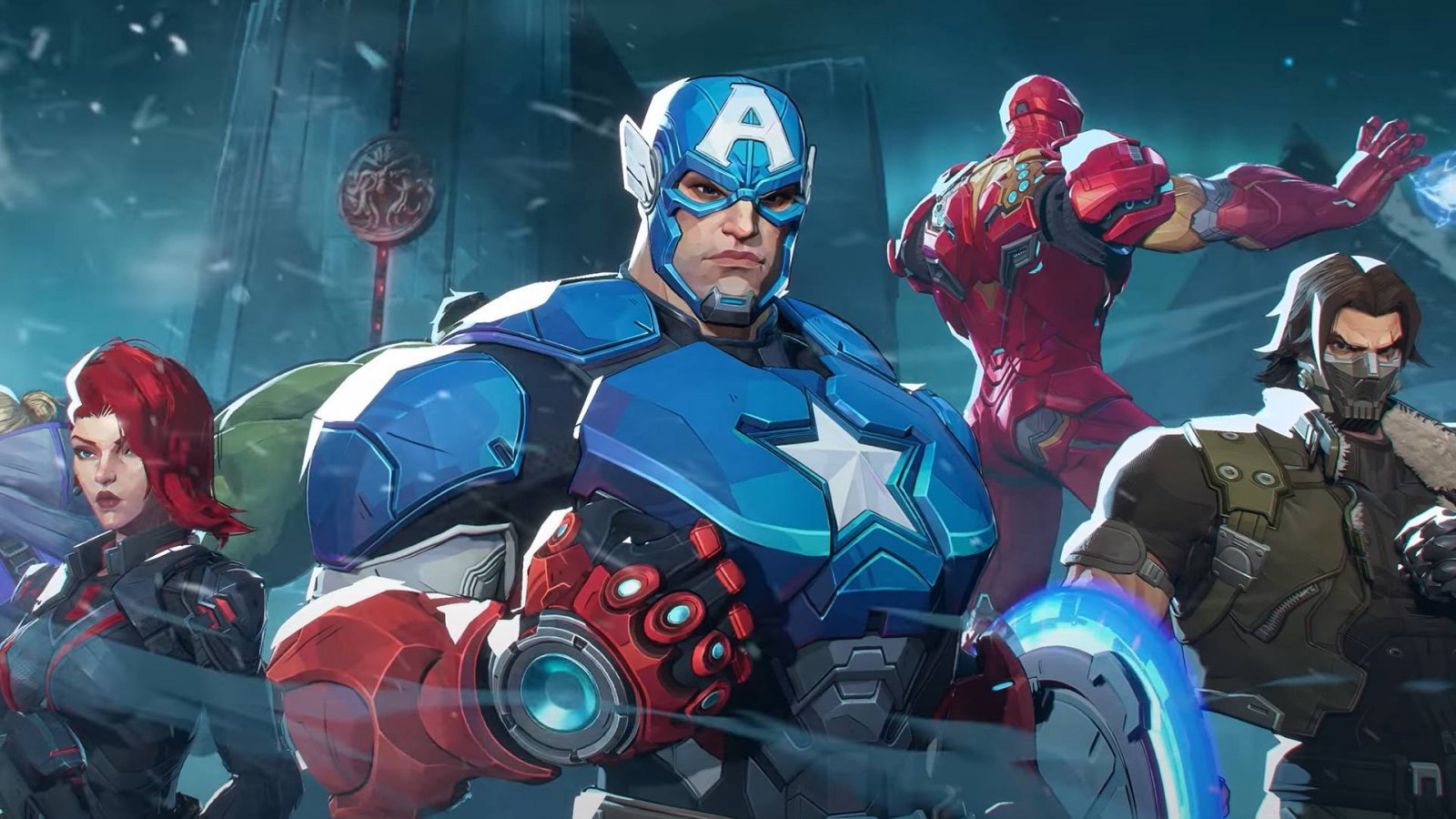 Captain America e altri personaggi di Marvel Rivals