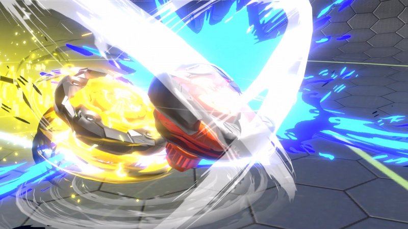 Gli effetti speciali durante gli scontri di Beyblade X: Xone non impressionano particolarmente Gli effetti speciali durante gli scontri di Beyblade X: Xone non impressionano particolarmente