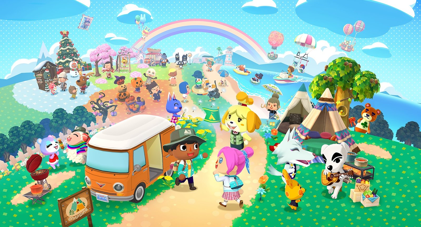 La copertina di Animal Crossing: Pocket Camp