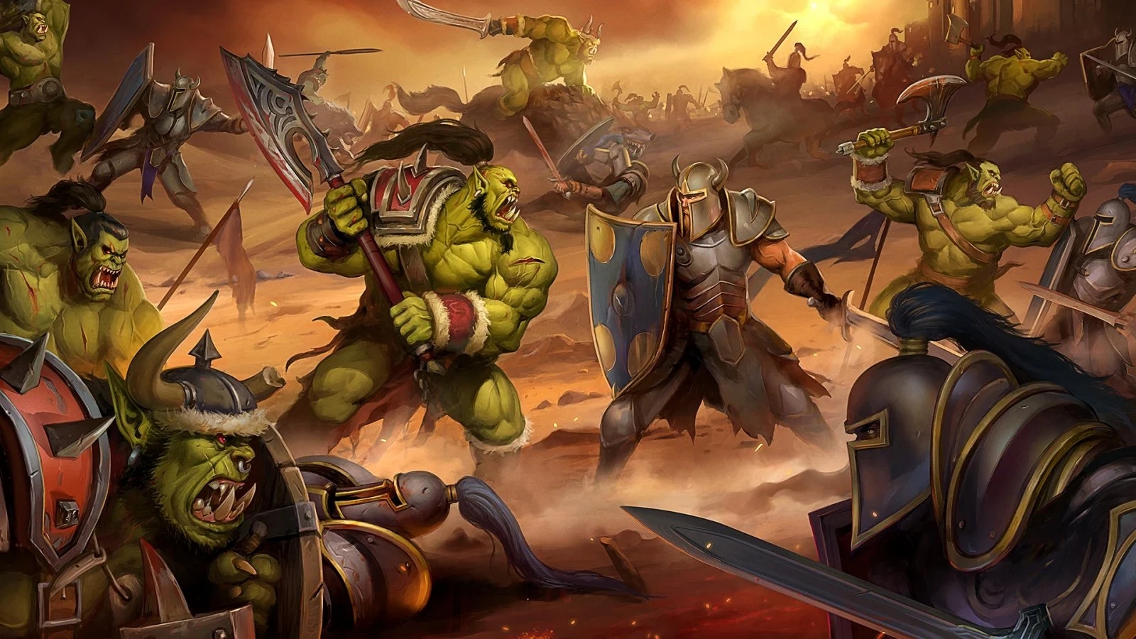 Un artwork di Warcraft II