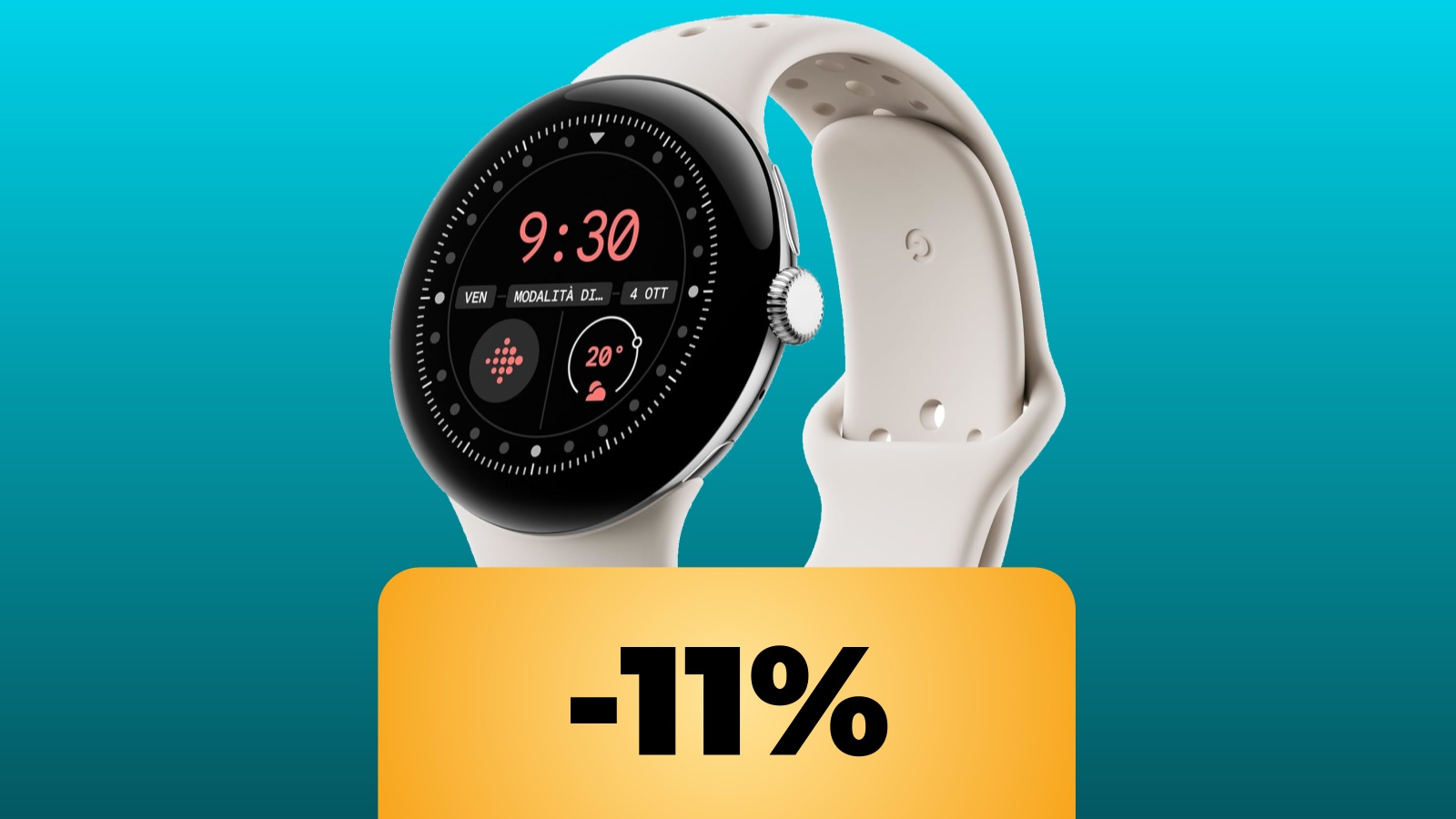 Google Pixel Watch 3 e lo sconto