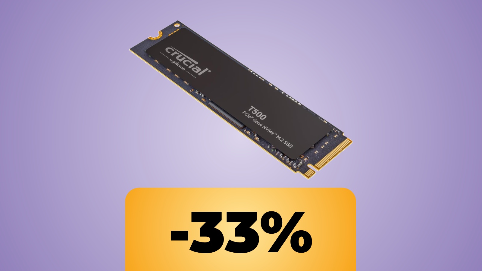 SSD Crucial T500 da 4 TB e lo sconto di Amazon