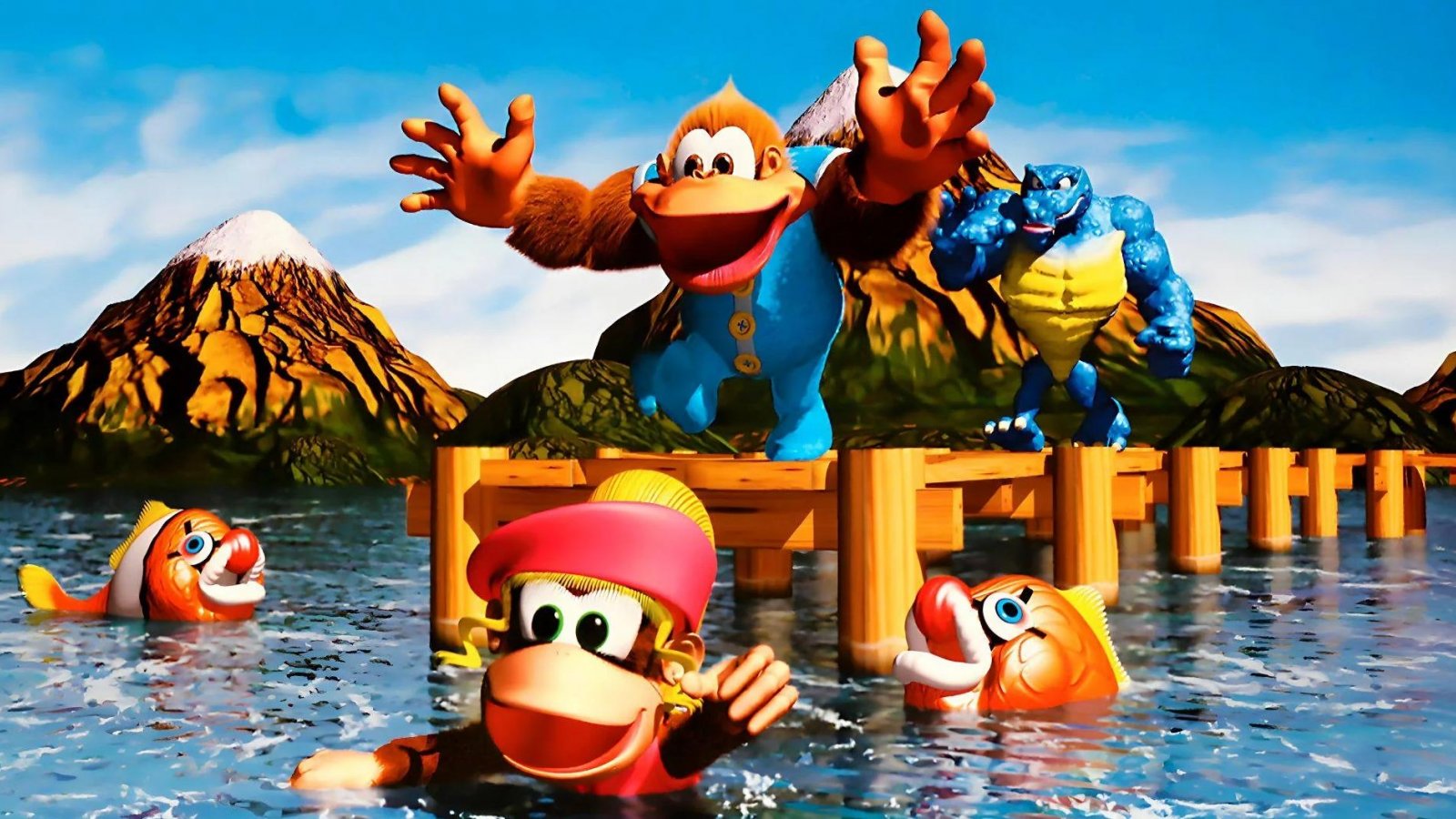 La key art di Donkey Kong Land 3