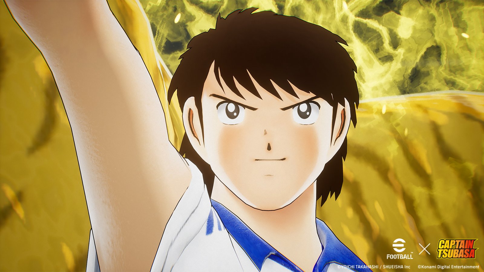 Un'immagine di eFootball con la collaborazione di Captain Tsubasa