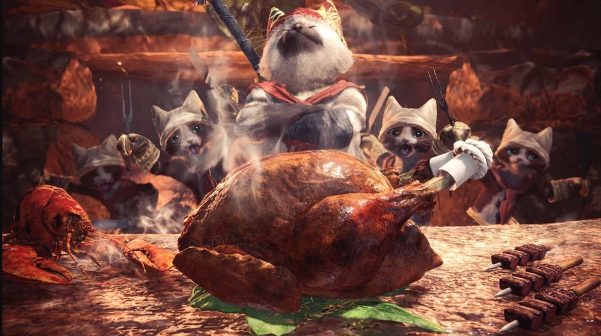 Un pollo in Monster Hunter Wilds