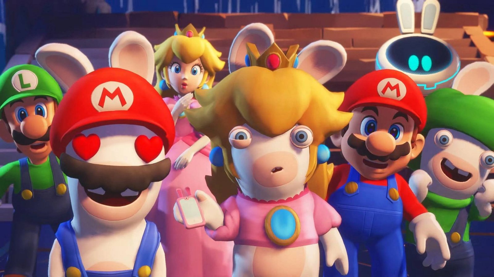 I personaggi della serie Mario + Rabbids