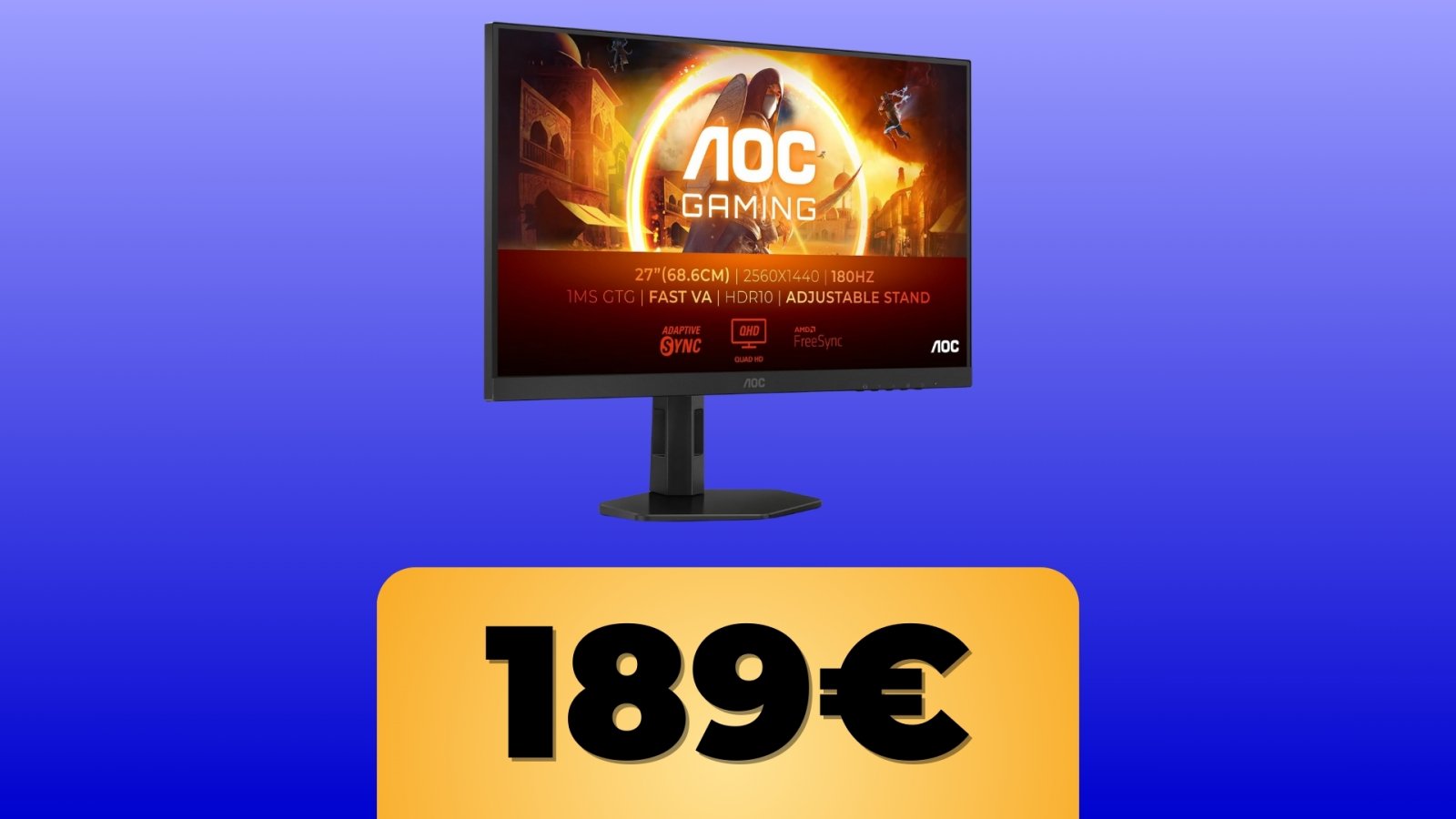 Il monitor AOC e lo sconto Amazon