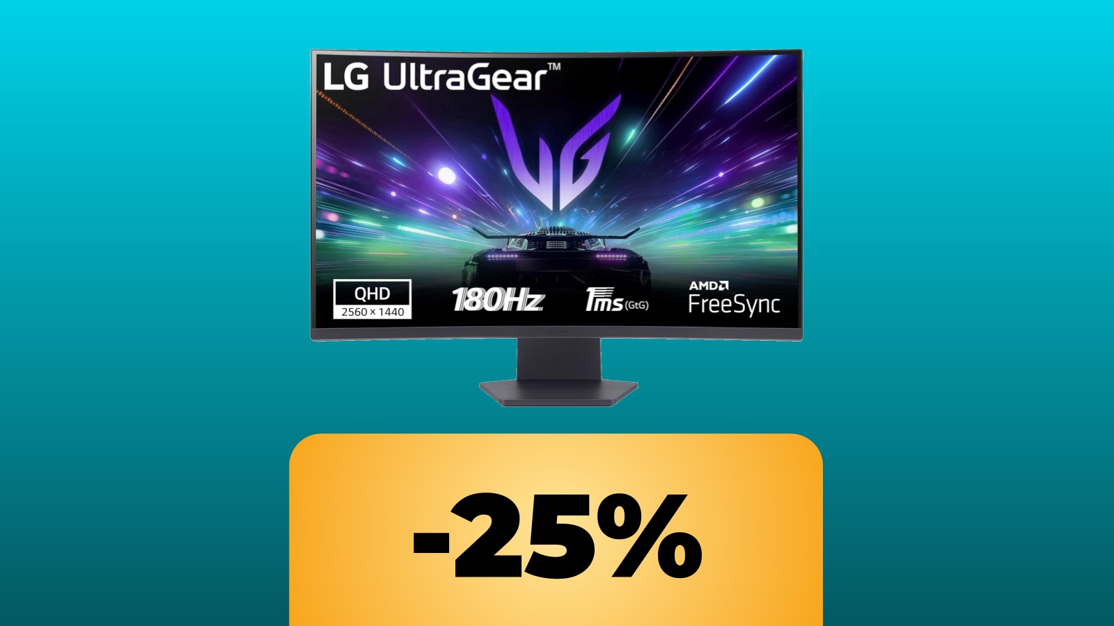 monitor LG 32GS60QC UltraGear Gaming e lo sconto di Amazon