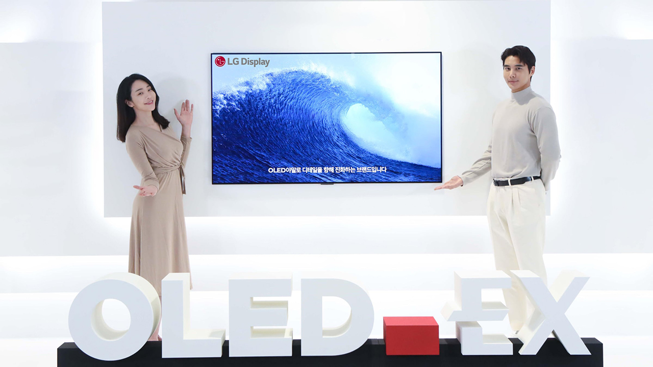 Una presentazione di tecnologia OLED di LG