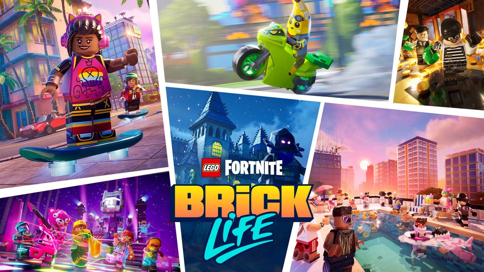 La key art di Lego Fortnite