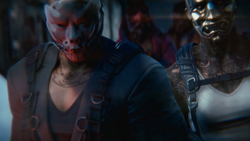 Le maschere donano un carattere unico ai personaggi, un po' come succedeva in Payday