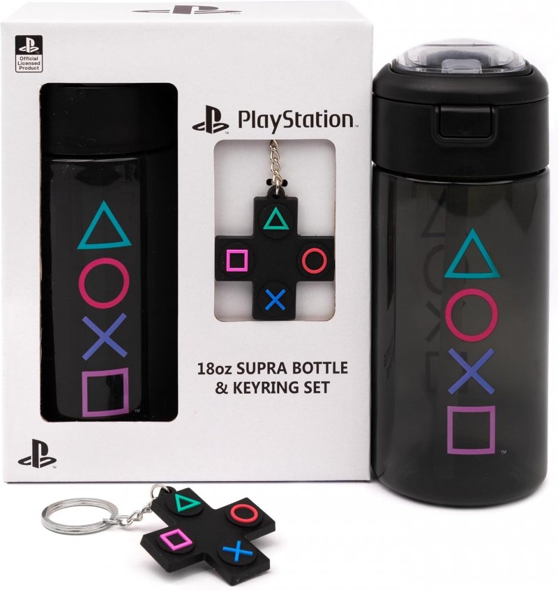 Per gli amici sportivi il regalo di Natale perfetto può essere una borraccia a tema PlayStation