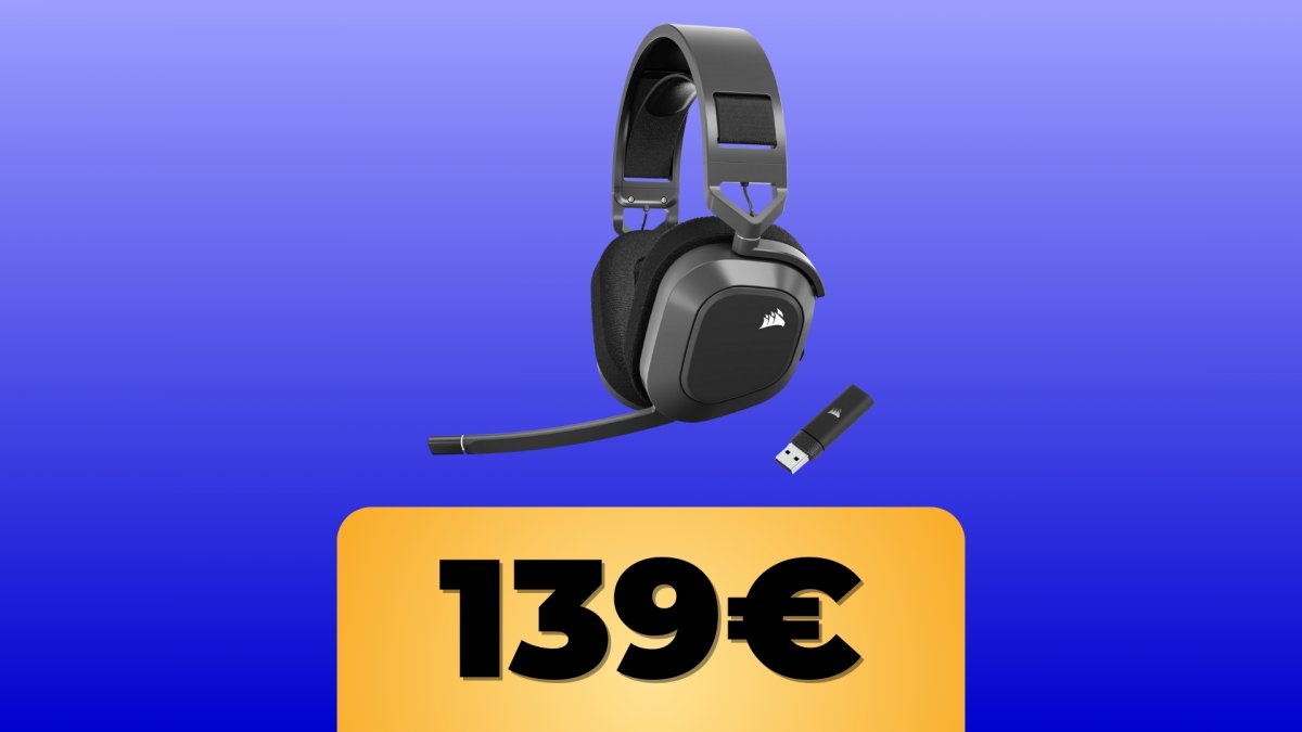 Corsair HS80 MAX Wireless: イタリア Amazon で販売中のマルチプラットフォーム ゲーミング ヘッドフォン