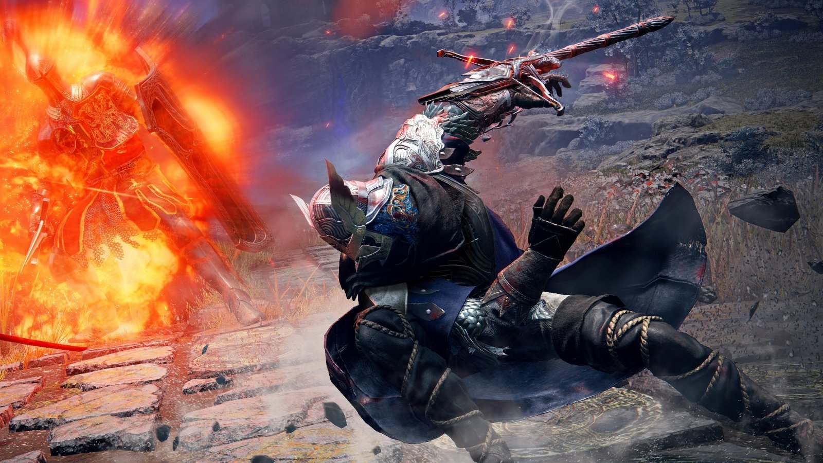 Una sequenza di combattimento di Elden Ring Nightreign