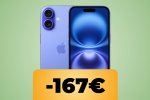 Apple iPhone 16 da 128 GB raggiunge un nuovo minimo storico su Amazon - Notizia