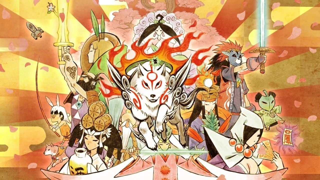 La key art di Okami