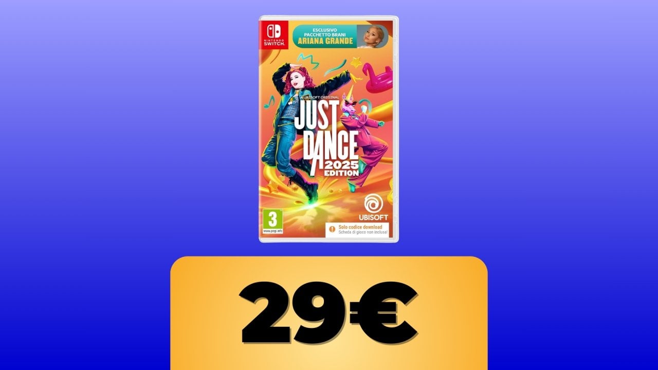 Just Dance 2025 per Nintendo Switch è in sconto su Amazon Italia