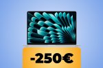 MacBook Air 15' con chip M3 (2024) in sconto sui Amazon Italia: il laptop Apple raggiunge un ottimo prezzo - Notizia