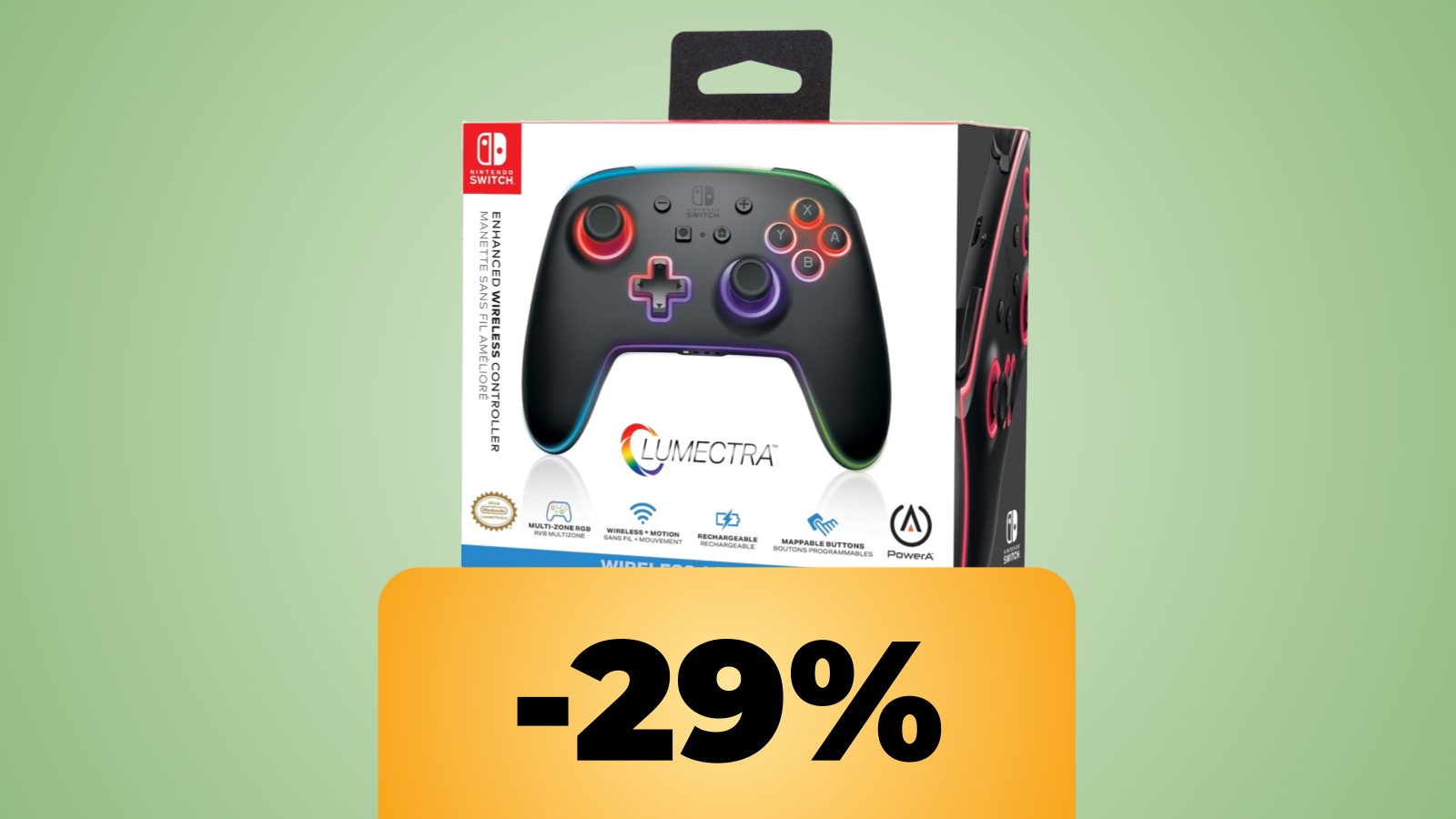 Controller PowerA e lo sconto