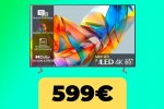 La TV 4K Hisense 65'' vola al minimo storico su Amazon Italia - Notizia