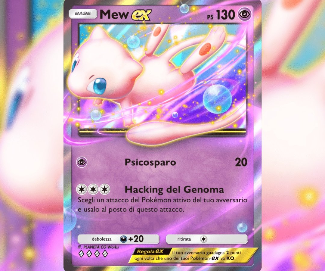 Mew Ex in GCC Pokémon Pocket: L'Isola Misteriosa