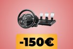 Il THRUSTMASTER T300 RS GT con volante e pedaliera per PC, PS4 e PS5 è in forte sconto su Amazon - Notizia