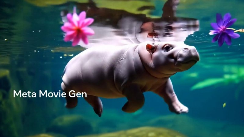 Un'immagine rivelata con Movie Gen AI.