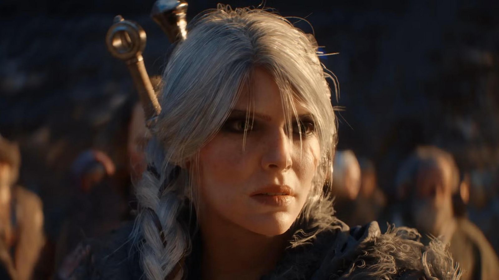 Un primo piano di Ciri, la protagonista di The Witcher IV