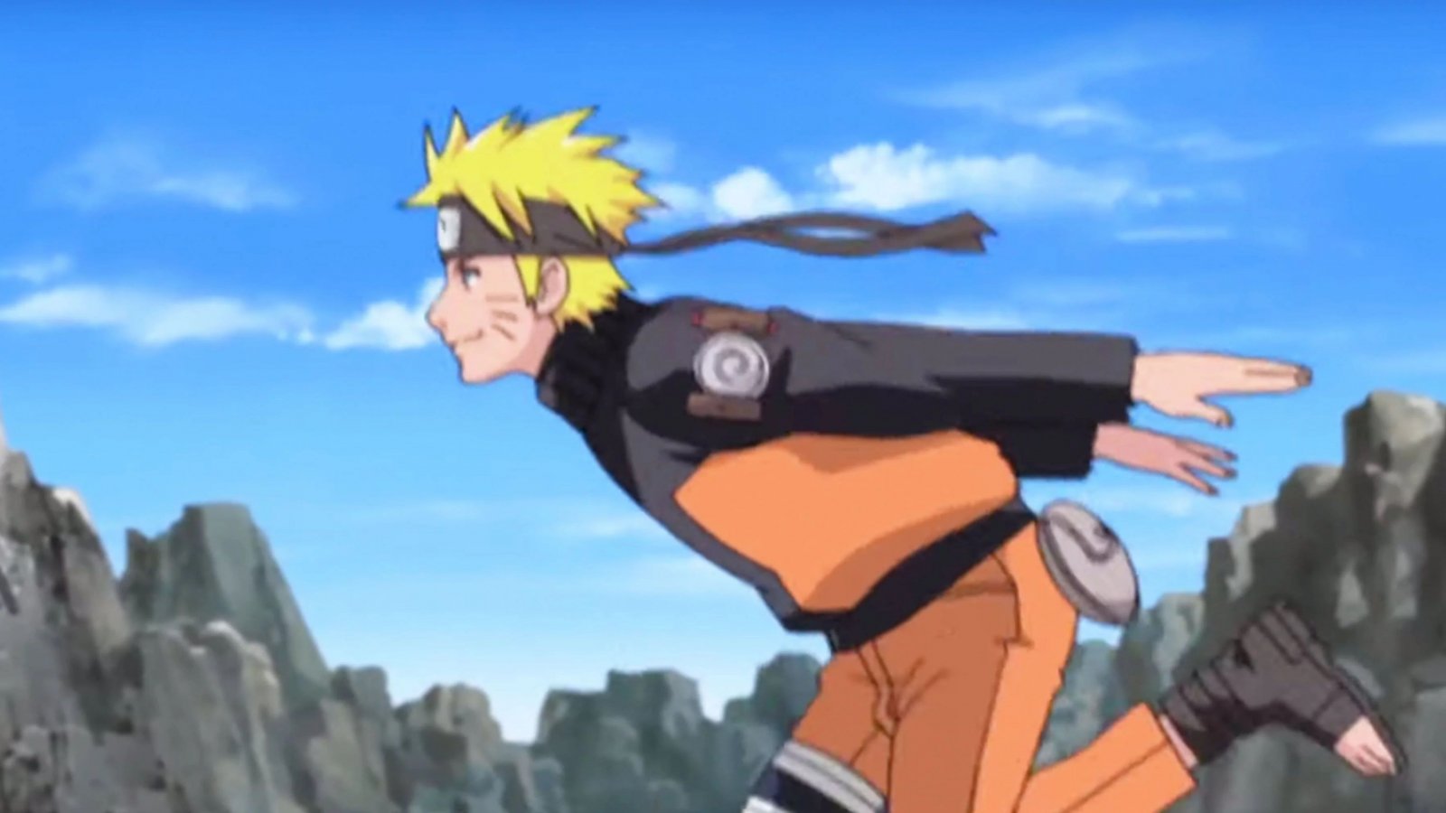 Naruto che corre