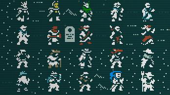 Alcuni sprite di Caves of Qud