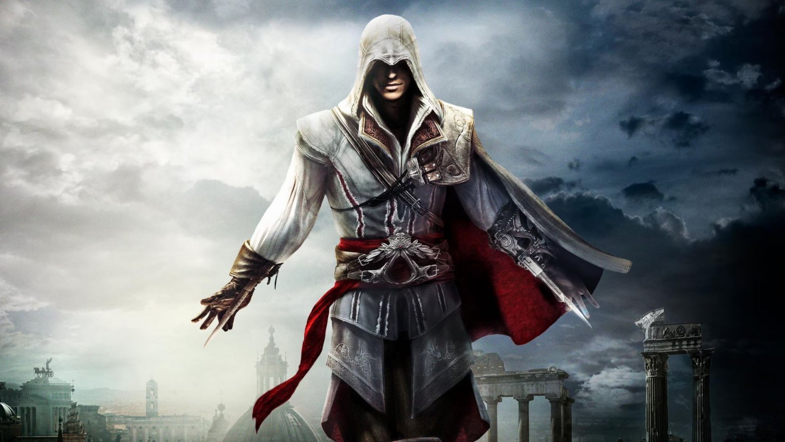 Ezio Auditore in un artwork di Assassin's Creed 2