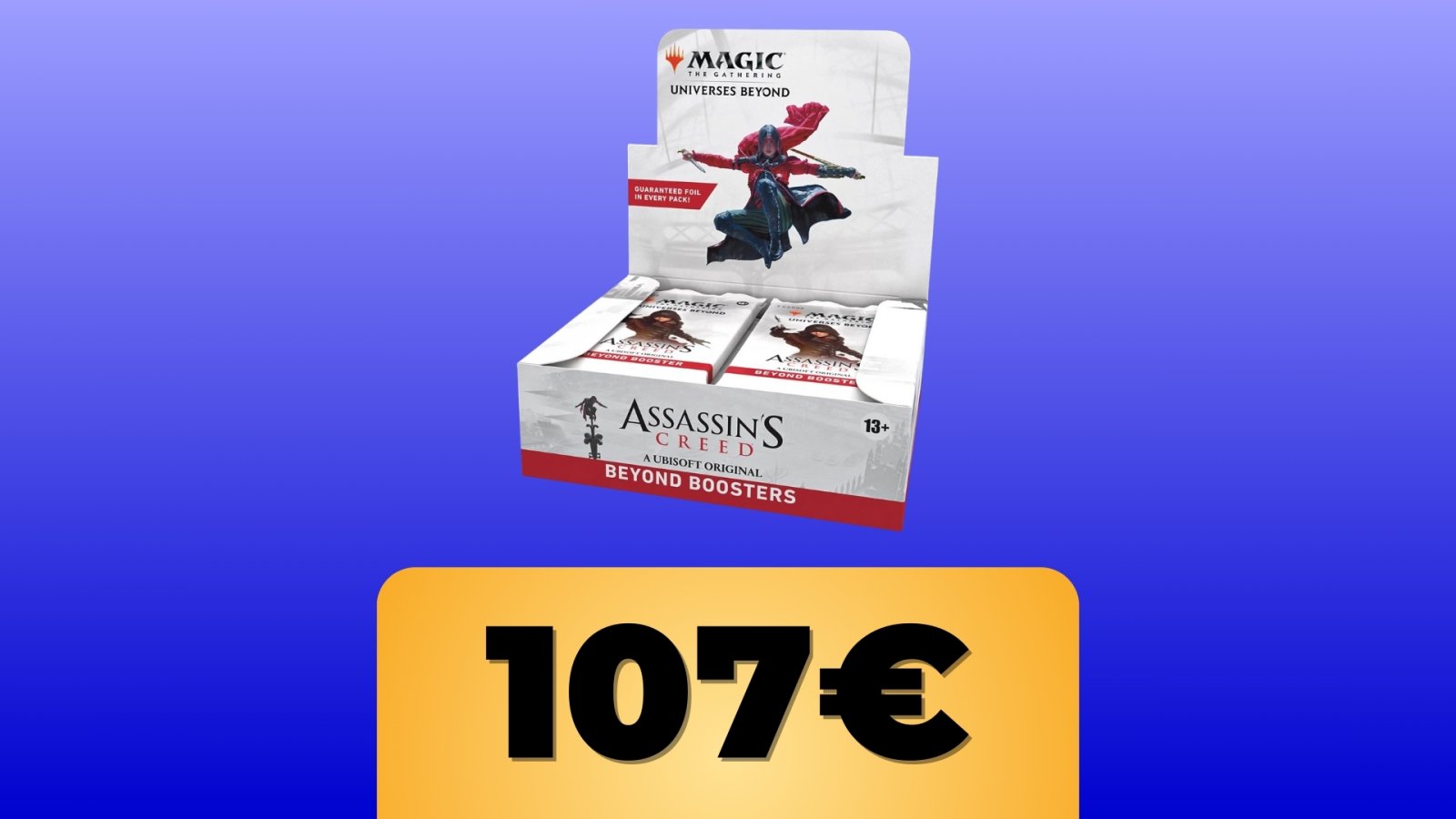 Il box di Beyond Booster di Assassin's Creed e lo sconto su Amazon