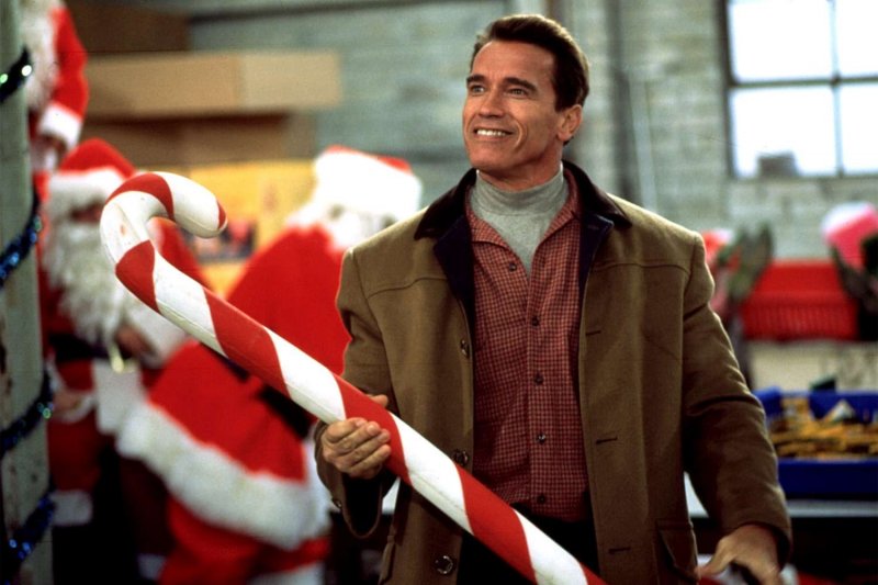 L'idea di interpretare un Arnold Schwarzenegger armato di bastoncino di zucchero gigante potrebbe valere da sola il prezzo del videogioco tratto da Una Promessa è Una Promessa L'idea di interpretare un Arnold Schwarzenegger armato di bastoncino di zucchero gigante potrebbe valere da sola il prezzo del videogioco tratto da Una Promessa è Una Promessa