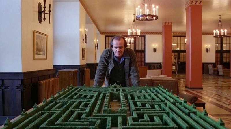 Il labirinto del film Shining è molto diverso da quello del libro di Stephen King