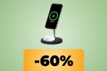 Il Caricabatteria wireless 2 in 1 con MagSafe di Belkin è al prezzo minimo storico su Amazon - Notizia