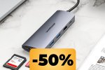 L'adattatore 7 in 1 con USB-C è in sconto al 50% su Amazon, usando questo codice promozionale - Notizia