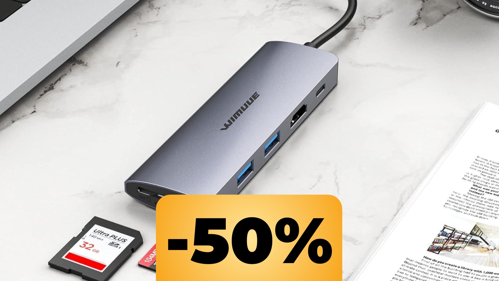 adattatore 7 in 1 USB-C e lo sconto di Amazon